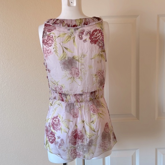 Brand New Max&Co. Floral Pink Silk Blouse US 6 - Picture 5 of 12